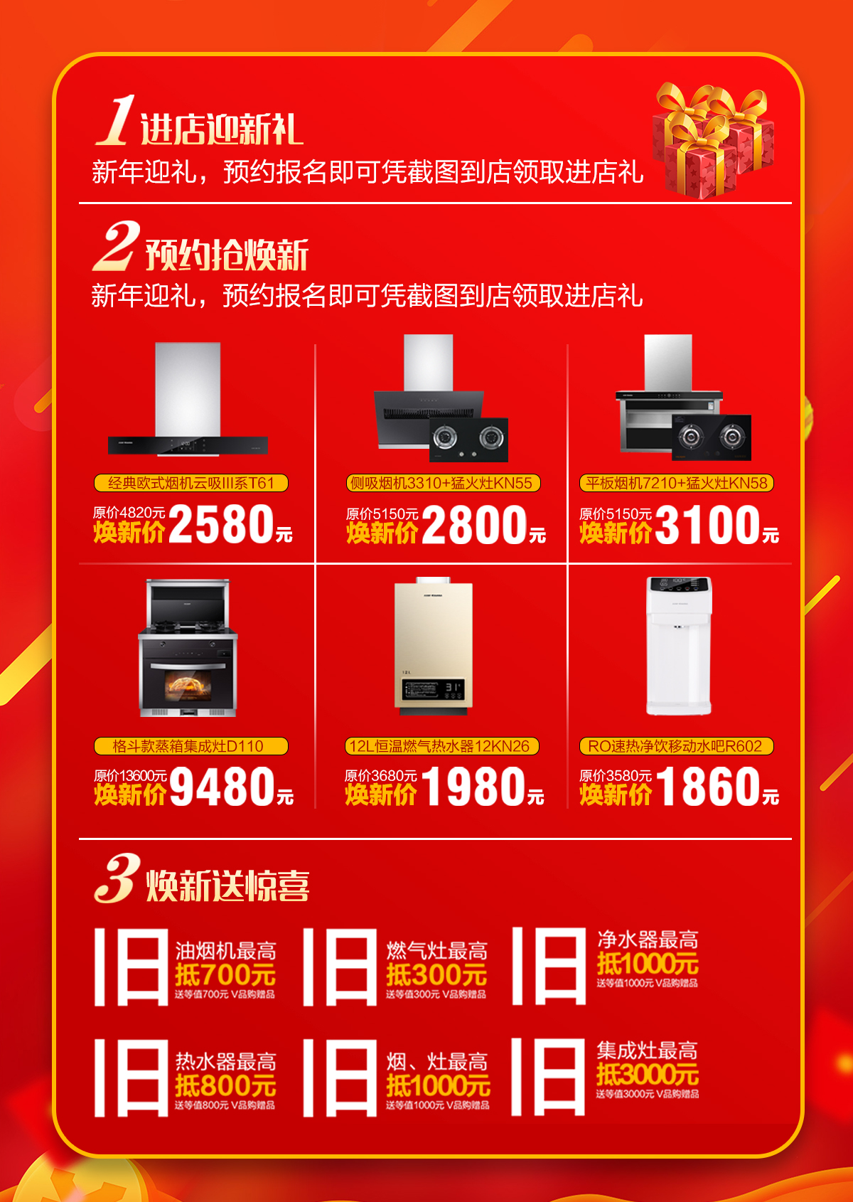 2020年3月，為愛放價，廚舊戰役，科恩廚電煥新上行，宅家廚房煥新裝，最高直降5000元!